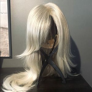 Noriko- Angelica Large - Synthetic Wig (Basic Cap) - PLATINUM-PEARL